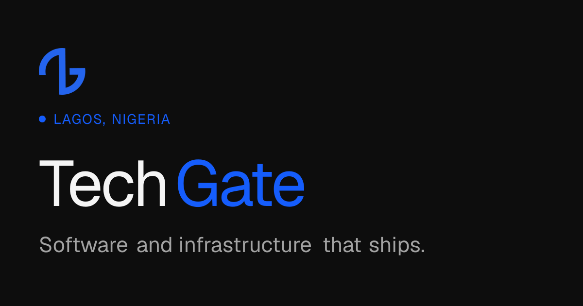 TechGate: Software and Infrastructure for Government and Enterprise